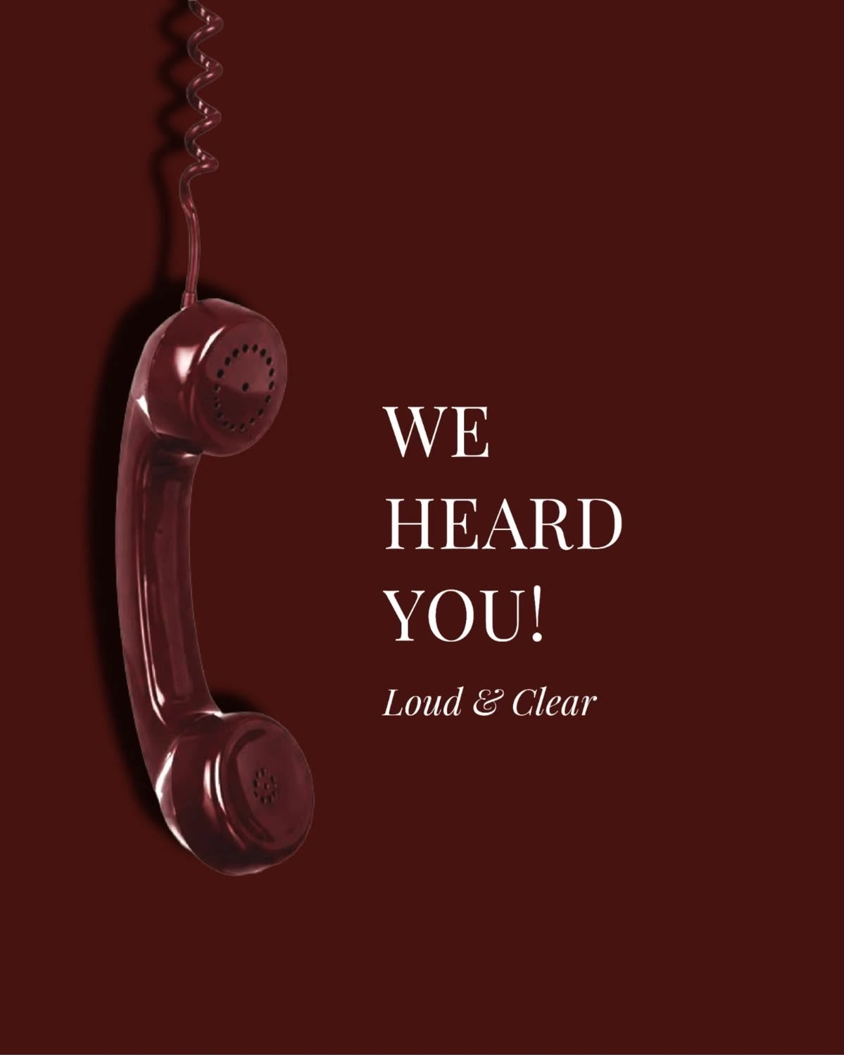 We heard you — Alif