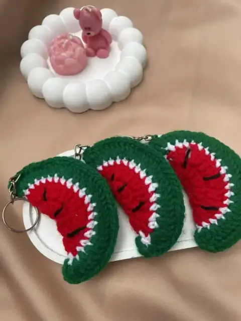 Watermelon Keychain